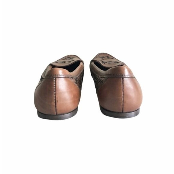 Bottega Veneta Loafers 6.5 Brown Woven Leather Minimal Classic - Picture 6 of 8
